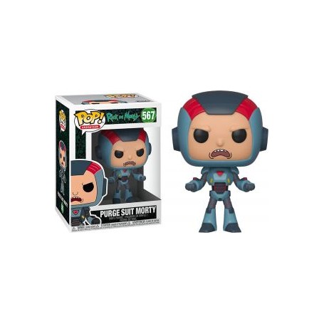 Figura Funko Pop! Animación Rick & Morty Morty con traje mecánico Modelo 567 | 40247