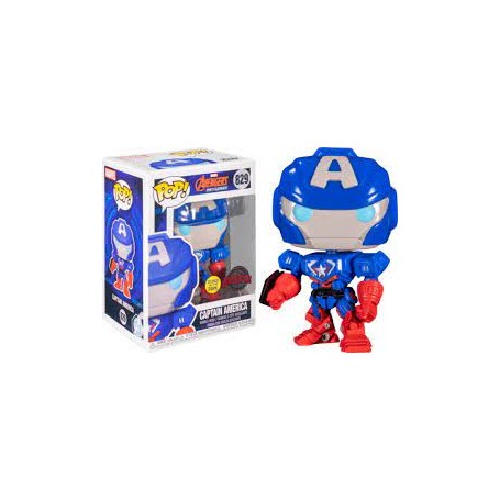 Figura Funko Pop! Marvel Los Vengadores Mech Strike Capitán América Modelo 829 | 55633