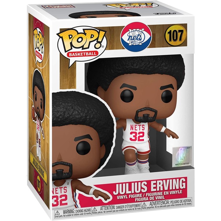 Figura Funko Pop! Baloncesto Nets Julius Erving...