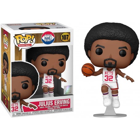 Figura Funko Pop! Baloncesto Nets Julius Erving Modelo 107 | 55220