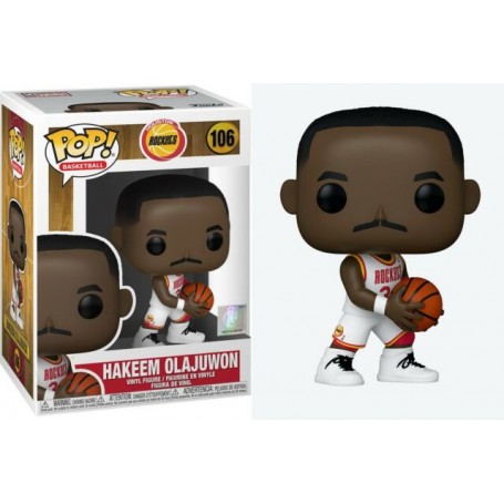 Figura Funko Pop! Baloncesto Rockets Hakeem Olajuwon Modelo 106 | 55219