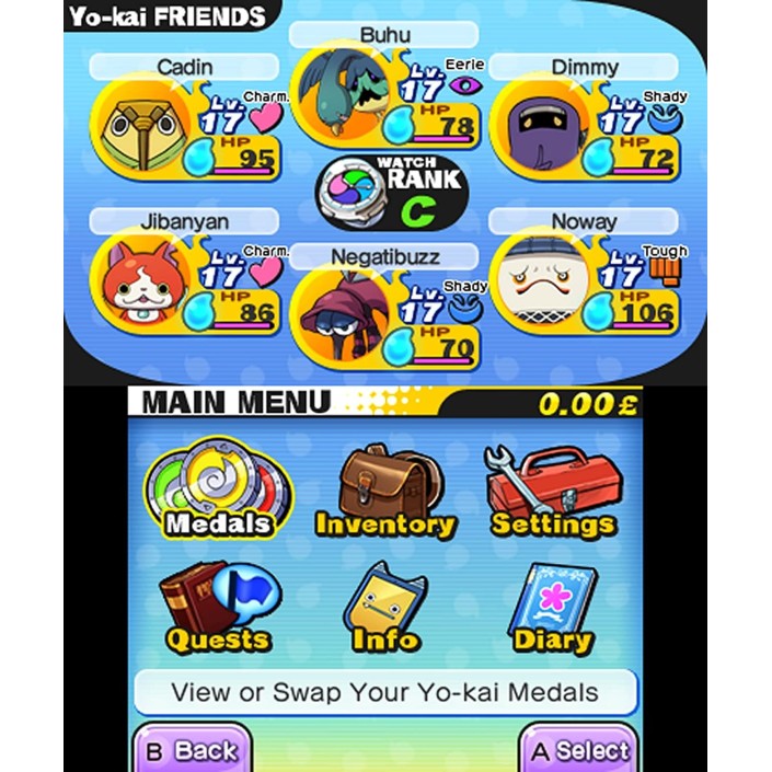 Juego Yo-Kai Watch para Nintendo 3DS