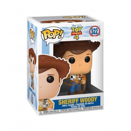 Figura Funko Pop! Disney Toy Story 4 Sheriff Woody Modelo 522 | 37383