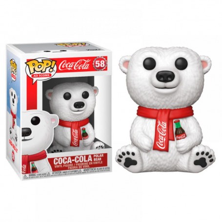 Figura Funko Pop! Iconos Coca-Cola Oso Polar Modelo 58 | 41732