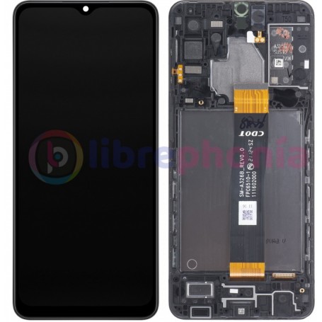 Pantalla Original para Samsung A32 5G A326B (GH82-25121A GH82-25122A) Negro Service Pack