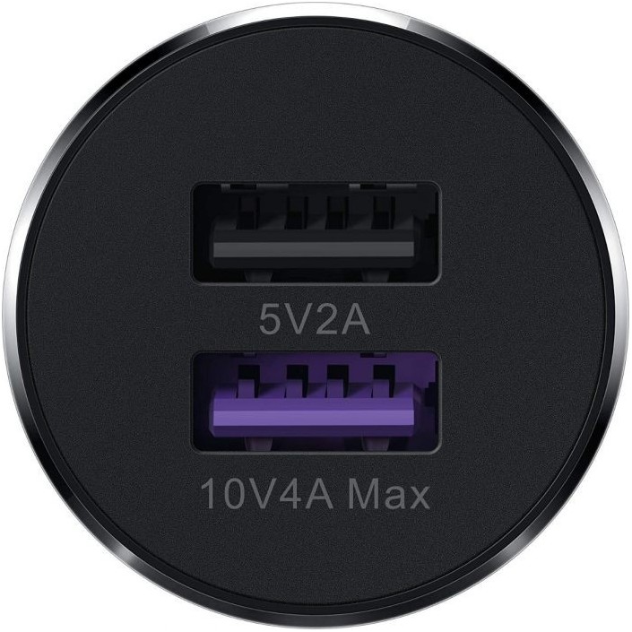 Cargador Coche Huawei CP37 con Cable USB C Negro