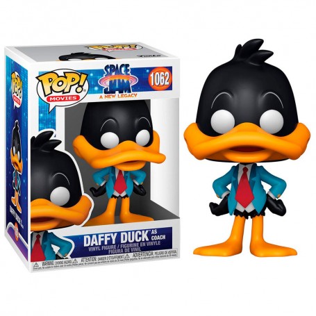 Figura Funko POP! Películas Space Jam 2 Pato Daffy entrenador Modelo 1062 | 55980