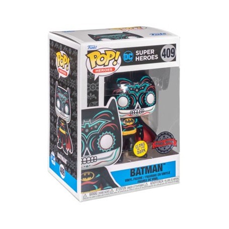 Figura Funko Pop! Día de los Muertos Batman (Brilla en la oscuridad) Modelo 409 | 58180 | Edición Especial