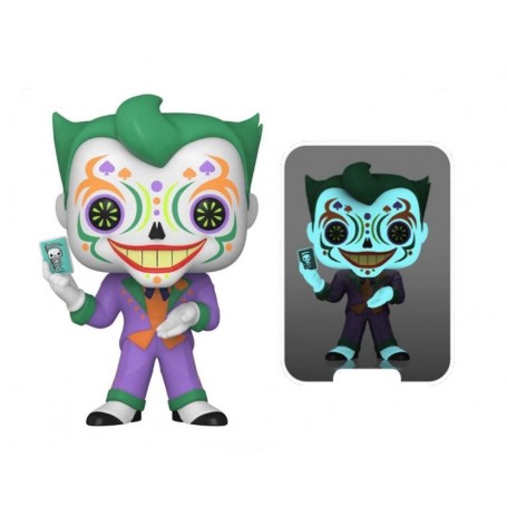 Figura Funko Pop! Día de los Muertos Joker (Brilla en la oscuridad) Modelo 414 | 58173