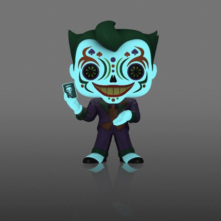Figura Funko Pop! Día de los Muertos Joker (Brilla en la oscuridad) Modelo 414 | 58173