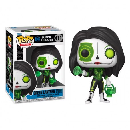 Figura Funko Pop! Día de los Muertos Green Lantern (Linterna Verde) Jessica Cruz Modelo 411 | 57415