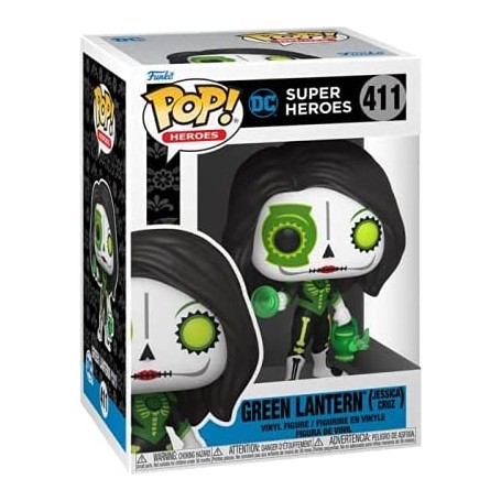 Figura Funko Pop! Día de los Muertos Green Lantern (Linterna Verde) Jessica Cruz Modelo 411 | 57415