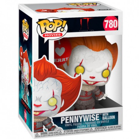 Figura Funko Pop! Películas It Pennywise con globo Modelo 780 | 40630