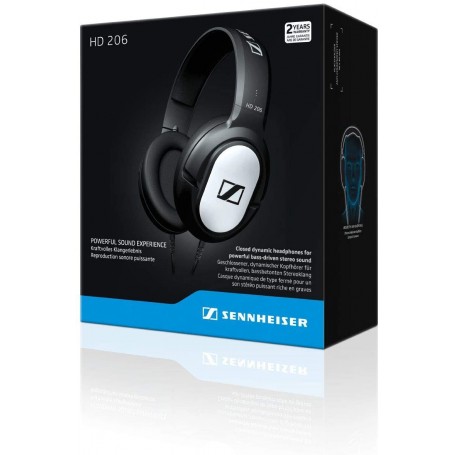 Sennheiser HD206 Auriculares de Diadema Estéreo | Negro
