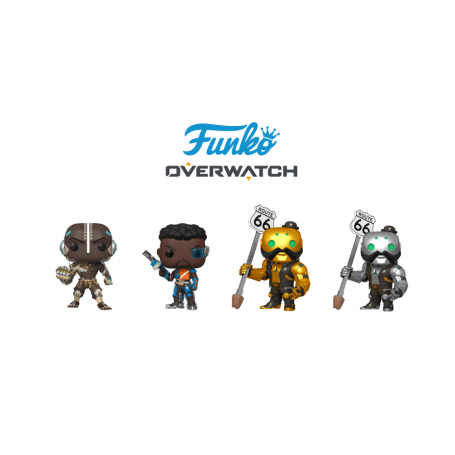 Figura Funko Pop! Juegos Overwatch B.O.B. Dorado Modelo 558 | 45339 Tamaño Grande 15 cms