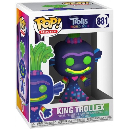 Figura Funko Pop! Películas Trolls Rey Trollex Modelo 881 | 47003