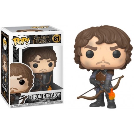 Figura Funko Pop! Televisión Juego de Tronos Theon Greyjoy con flecha llameante Modelo 81 |  44821 | Caja Dañada Outlet