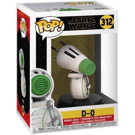 Funko Pop! Star Wars El Ascenso de Skywalker D-0 312 | 43091 | Caja Dañada Outlet