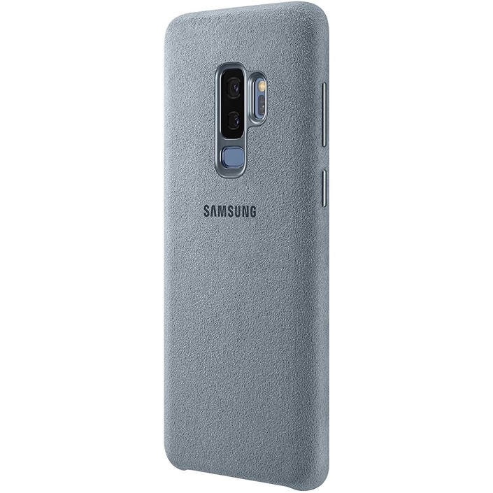 Funda para Samsung Galaxy S9+ Alcántara Gris...