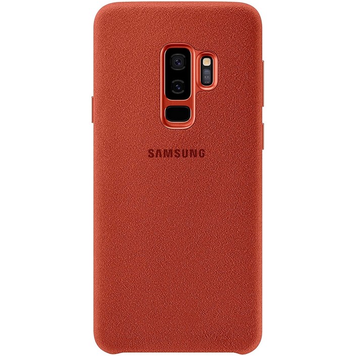 Funda Samsung Galaxy S9+ Alcántara Rojo Modelo...