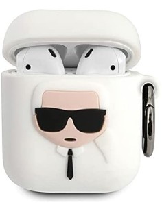 Funda Silicona Karl Lagerfeld diseño cara de Karl para...
