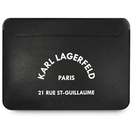 Funda Karl Lagerfeld para portátil y tablet de 13" Rue St Guillaume color Negro KLCS133RSGSFBK