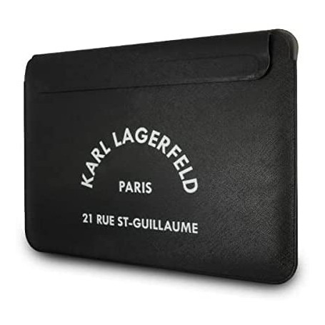Funda Karl Lagerfeld para portátil y tablet de 13" Rue St Guillaume color Negro KLCS133RSGSFBK