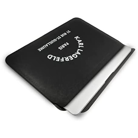 Funda Karl Lagerfeld para portátil y tablet de 13" Rue St Guillaume color Negro KLCS133RSGSFBK