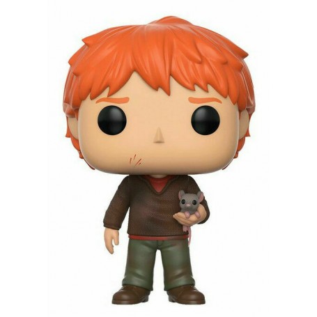 Figura Funko Pop! Harry Potter Ron Weasley con Scabbers Modelo 44 | 14938