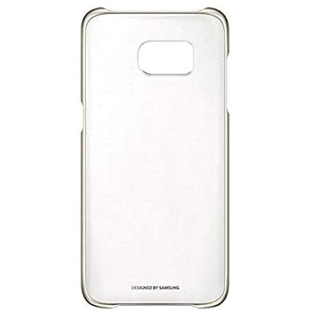 Funda Clear Cover para Samsung Galaxy S7 Edge Borde Plateado Transparente Modelo EF-QG935CF