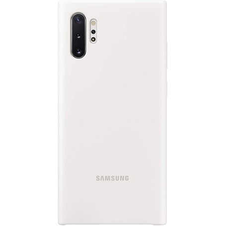 Funda Samsung Galaxy Note 10 plus Silicona Blanco EF-PN975TW