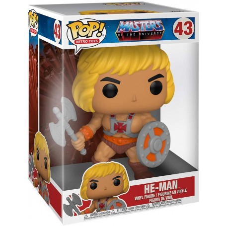 Figura Funko Pop! Animación Masters del Universo He-Man Modelo 43 | 51431 Tamaño Gigante 25 cms