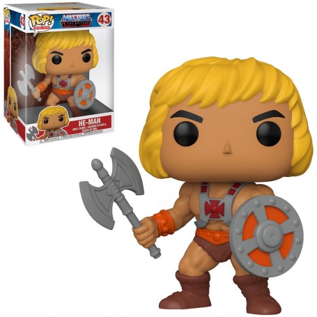 Figura Funko Pop! Animación Masters del Universo He-Man Modelo 43 | 51431 Tamaño Gigante 25 cms