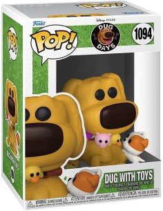 Figura Funko Pop! Disney Dug Days Dug con juguetes Modelo... 2