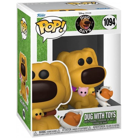 Figura Funko Pop! Disney Dug Days Dug con juguetes Modelo 1094 | 57387