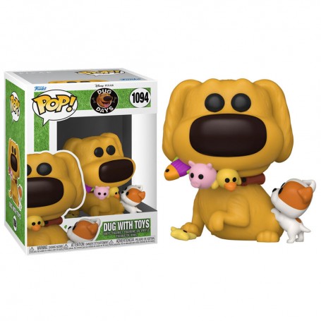 Figura Funko Pop! Disney Dug Days Dug con juguetes Modelo 1094 | 57387