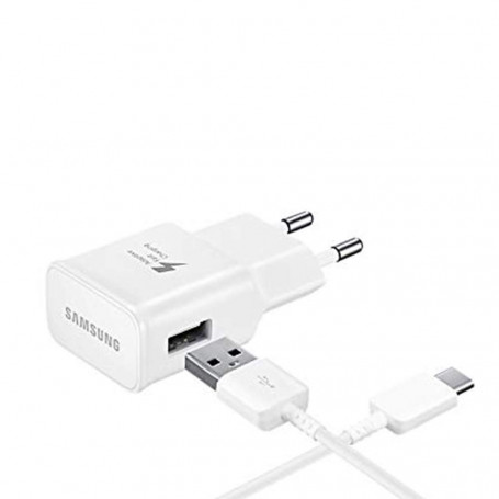 Cargador Samsung TA200EWE con USB C Blanco | Sin Embalaje