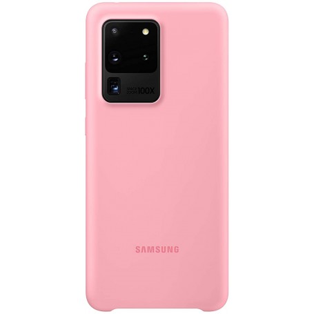 Funda Samsung De Silicona Para Galaxy S20 Ultra Color Rosa EF-PG988TP Nuevo