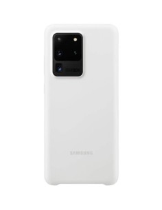 Funda Samsung De Silicona Para Galaxy S20 Ultra En Blanco...