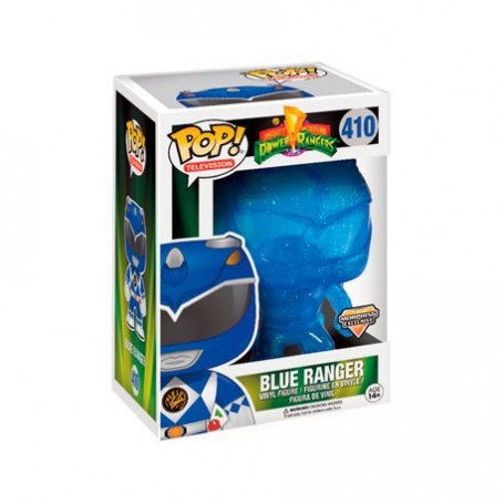 Figura Funko Pop! Televisión Power Rangers Ranger Azul Edición Especial Modelo 410 | 12627