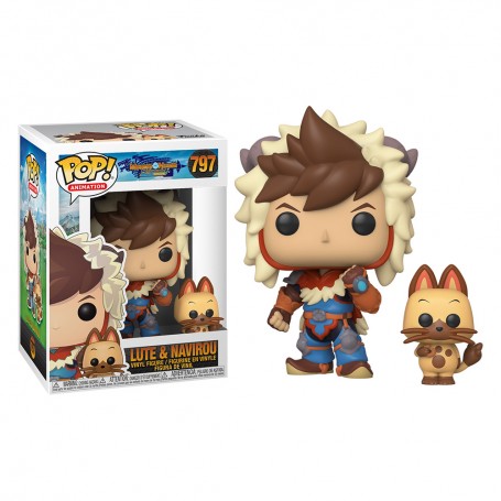 Figura Funko POP! Dibujos Monster Hunter Lute con Navirou Modelo 797 | 46936