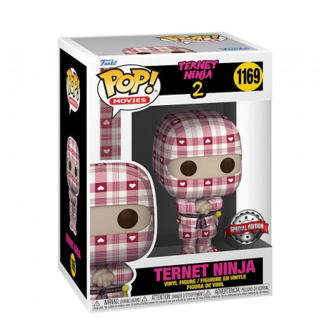 Figura Funko Pop! Películas Ninja a cuadros Ternet Ninja Modelo 1169| 58836 Edición Especial