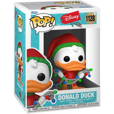 Figura Funko Pop! Disney (Navidad) Pato Donald Modelo 1128 | 57747