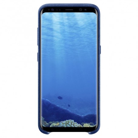 Funda Samsung Galaxy S8+ Alcántara Azul EF-XG955AL Nueva