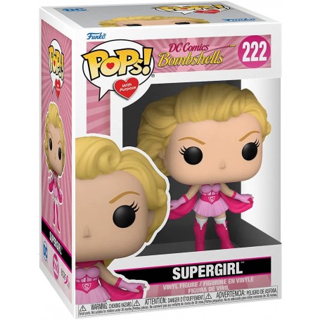 Figura Funko Pop! Películas Supergirl Modelo 222 | 58502 Edición apoyo lucha cáncer de mama