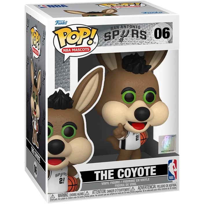 Figura Funko Pop! Mascotas NBA San Antonio...