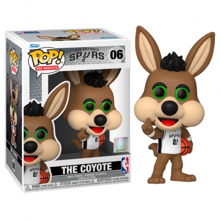Figura Funko Pop! Mascotas NBA San Antonio Spurs Coyote Modelo 06 | 52170