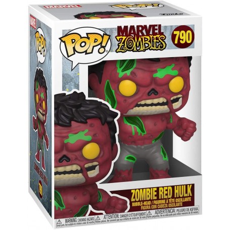 Figura Funko Pop! Marvel Zombies Zombie Red Hulk Modelo 790 | 54474