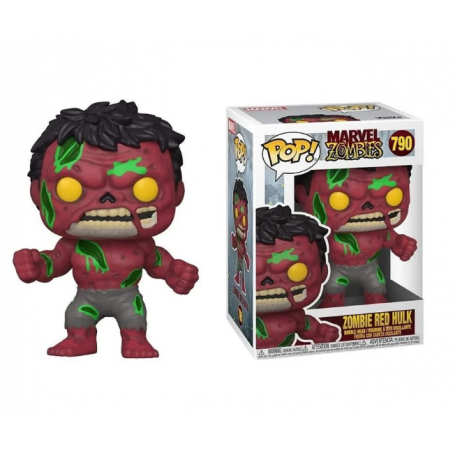 Figura Funko Pop! Marvel Zombies Zombie Red Hulk Modelo 790 | 54474
