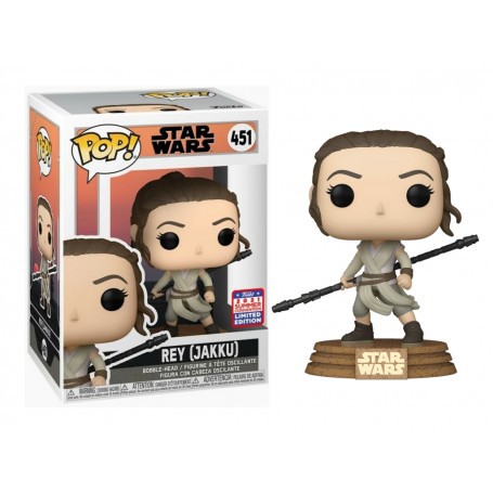 Figura Funko Pop! Star Wars Rey (Jakku) Modelo 451 | 55498 Edición Limitada